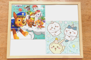 100均で手作りおもちゃ！2歳から遊べるマグネットパズル …